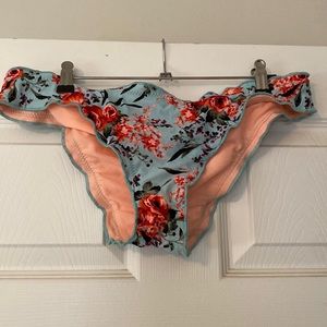 Floral print bikini bottoms